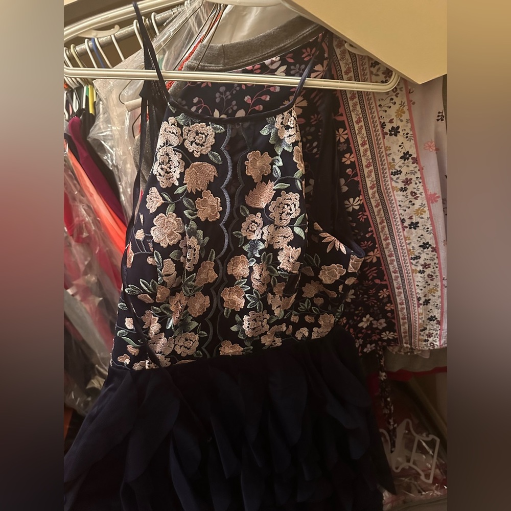 Size 13 low to high ruffle dress